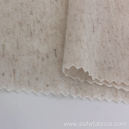 Knitted Plain Style Wholesale Linen Jersey Fabric